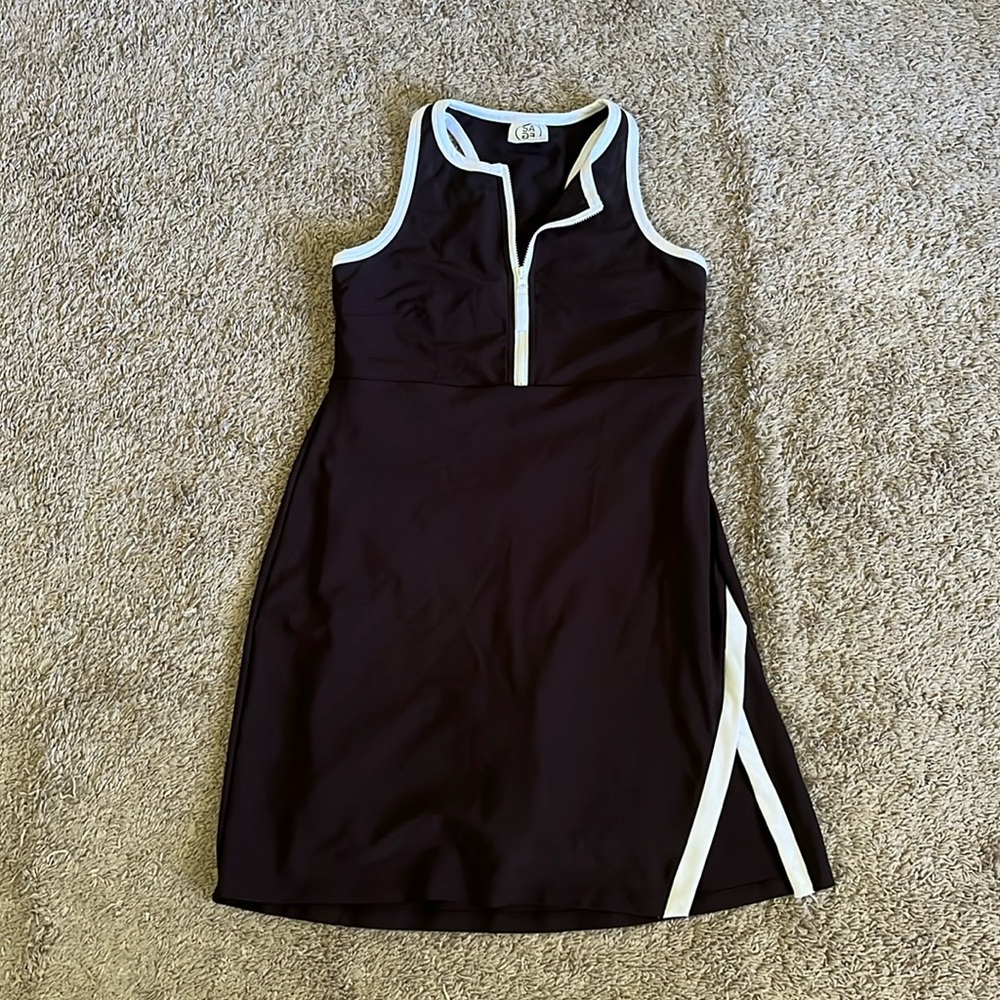Athletic dress with skort